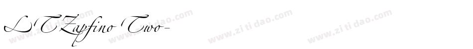 LTZapfino Two字体转换